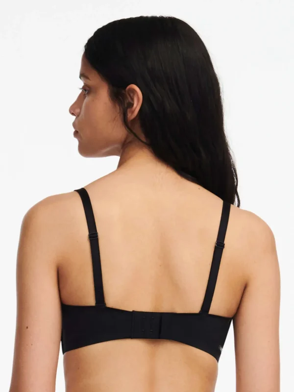 essentiall strapless bra in black