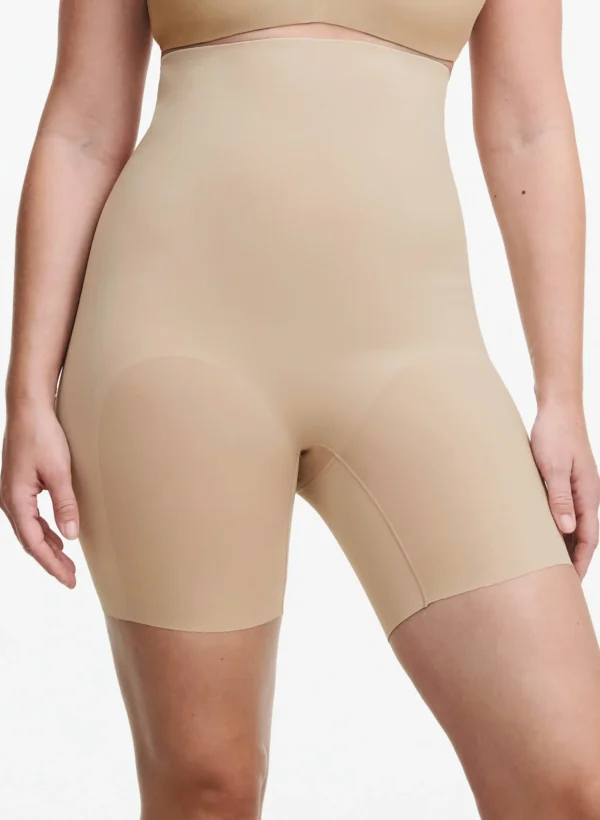 Chantelle High Waisted Thigh Slimmer in Nude