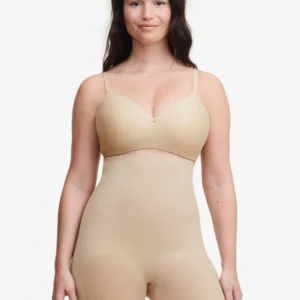 Chantelle High Waisted Thigh Slimmer in Nude