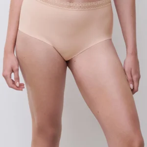 Cozy Chic High Waisted Brief Nude