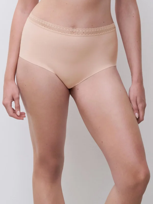 Cozy Chic High Waisted Brief Nude