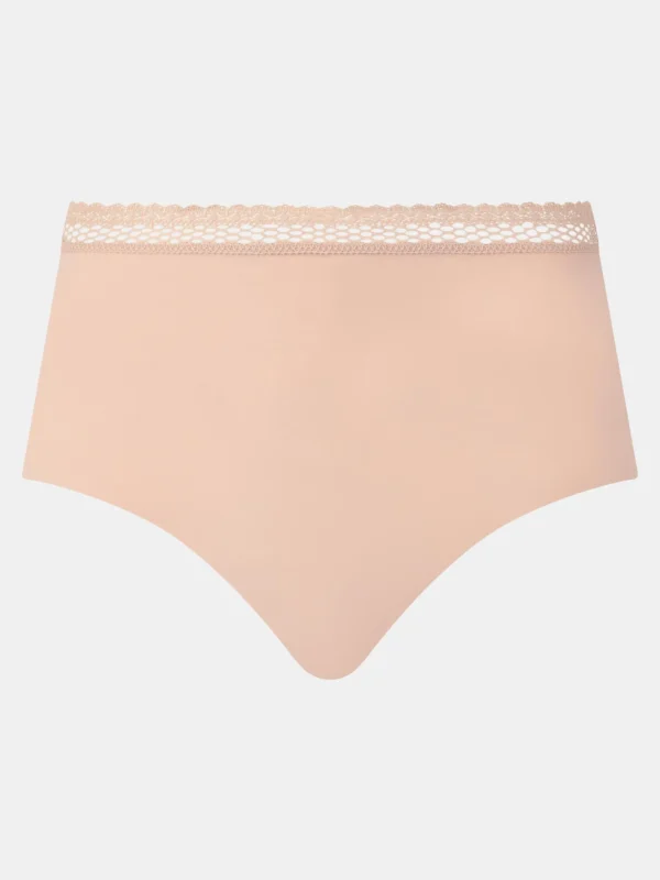 Cozy Chic High Waisted Brief Nude