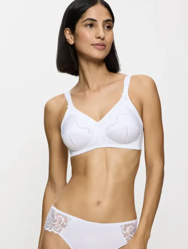 Triumph - Doreen Non Wired Bra Cotton 01 in White